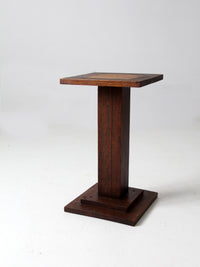 antique mission style plant stand end table