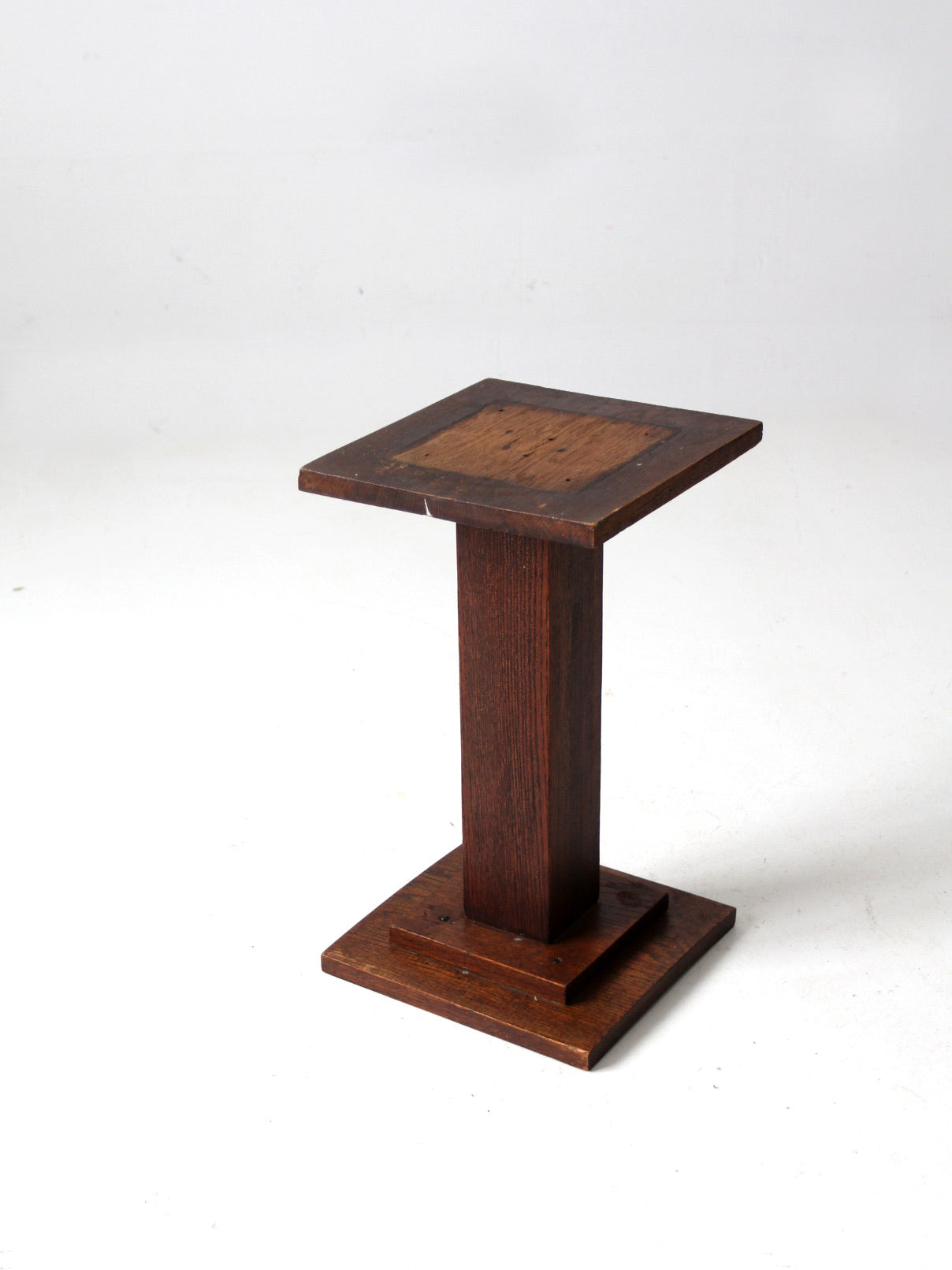 antique mission style plant stand end table