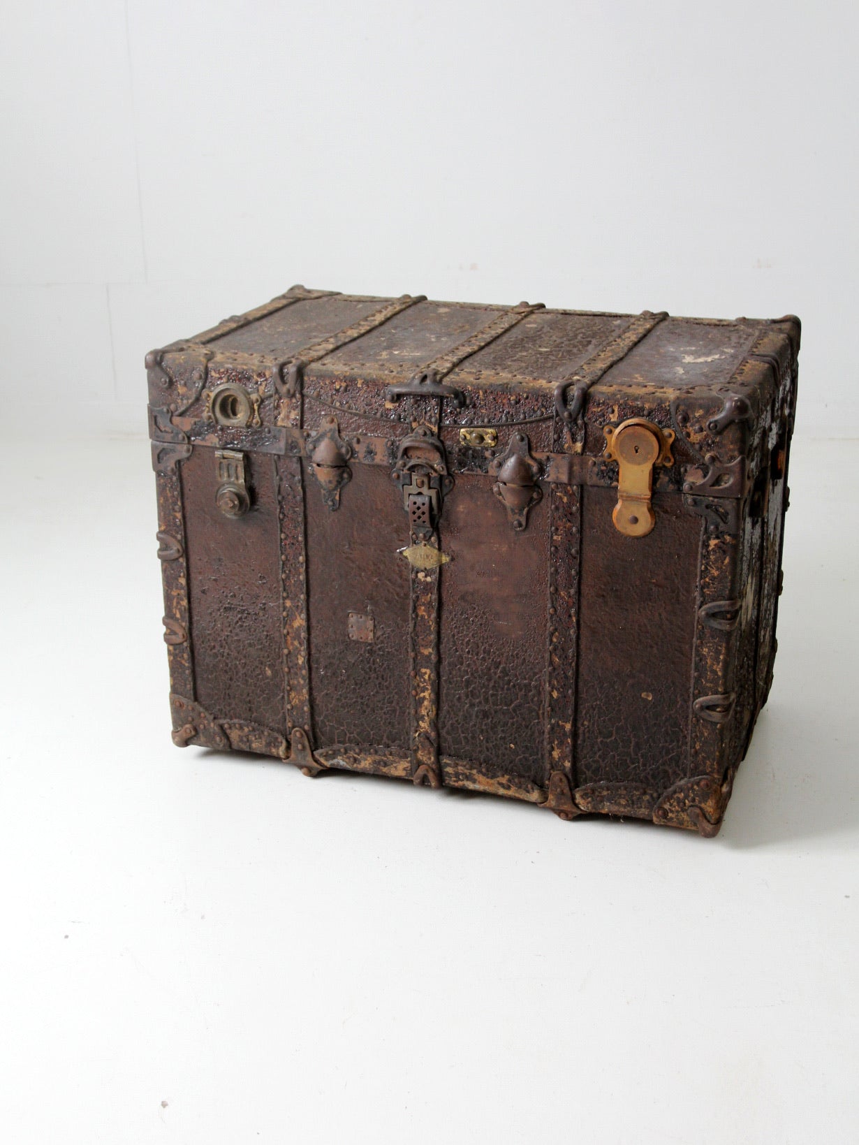 antique travel trunk