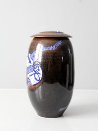 Tsukashin studio pottery vase