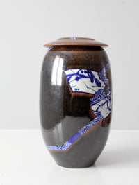 Tsukashin studio pottery vase