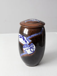 Tsukashin studio pottery vase