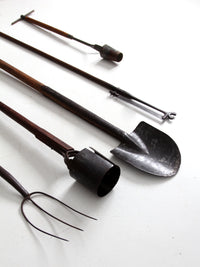 vintage garden tools collection
