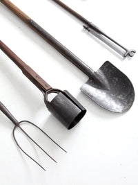 vintage garden tools collection