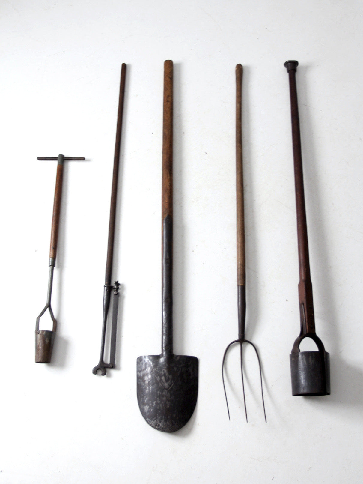 vintage garden tools collection