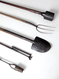 vintage garden tools collection
