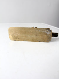 vintage Chinese brass candle holder