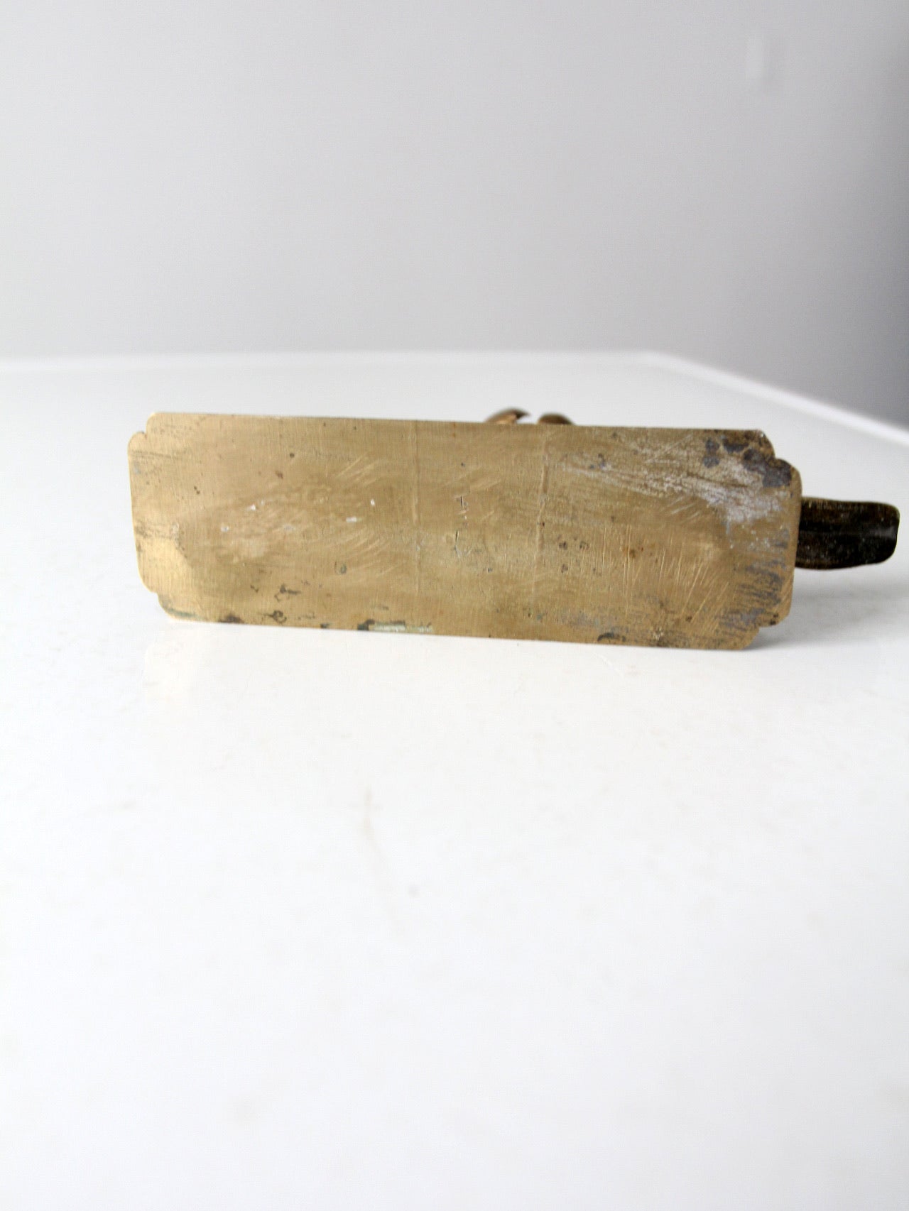 vintage Chinese brass candle holder