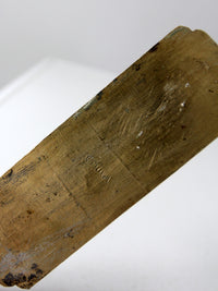 vintage Chinese brass candle holder