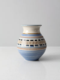 vintage studio pottery vase