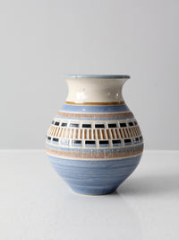 vintage studio pottery vase