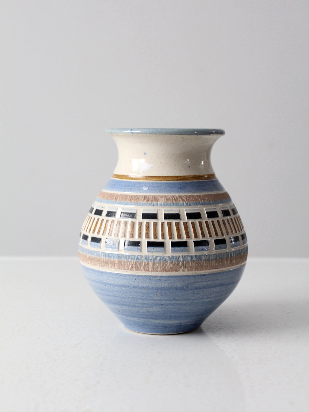 vintage studio pottery vase