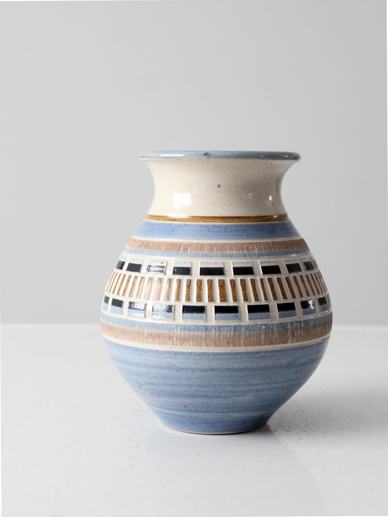 vintage studio pottery vase