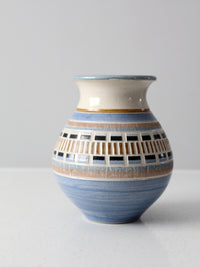 vintage studio pottery vase