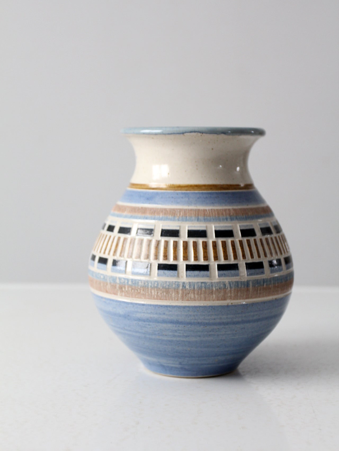 vintage studio pottery vase