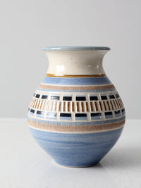 vintage studio pottery vase