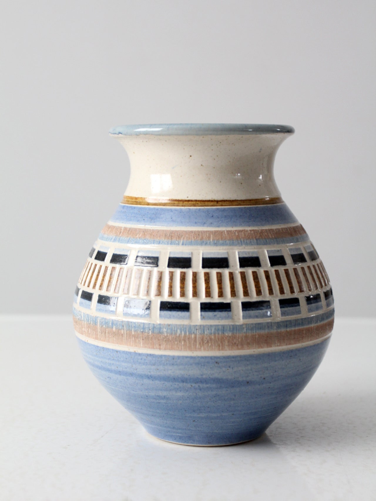 vintage studio pottery vase