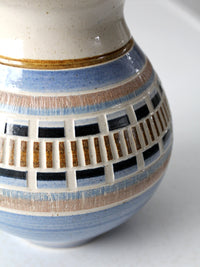 vintage studio pottery vase