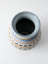 vintage studio pottery vase