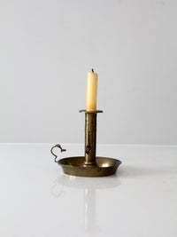 antique brass chamberstick