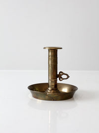 antique brass chamberstick