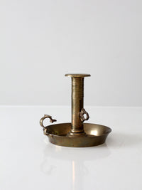 antique brass chamberstick