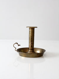 antique brass chamberstick