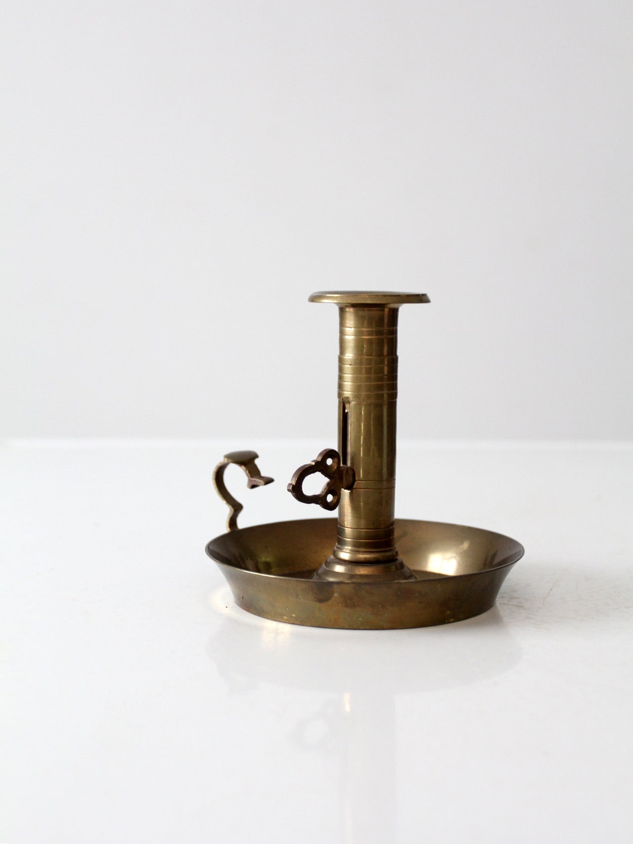 antique brass chamberstick