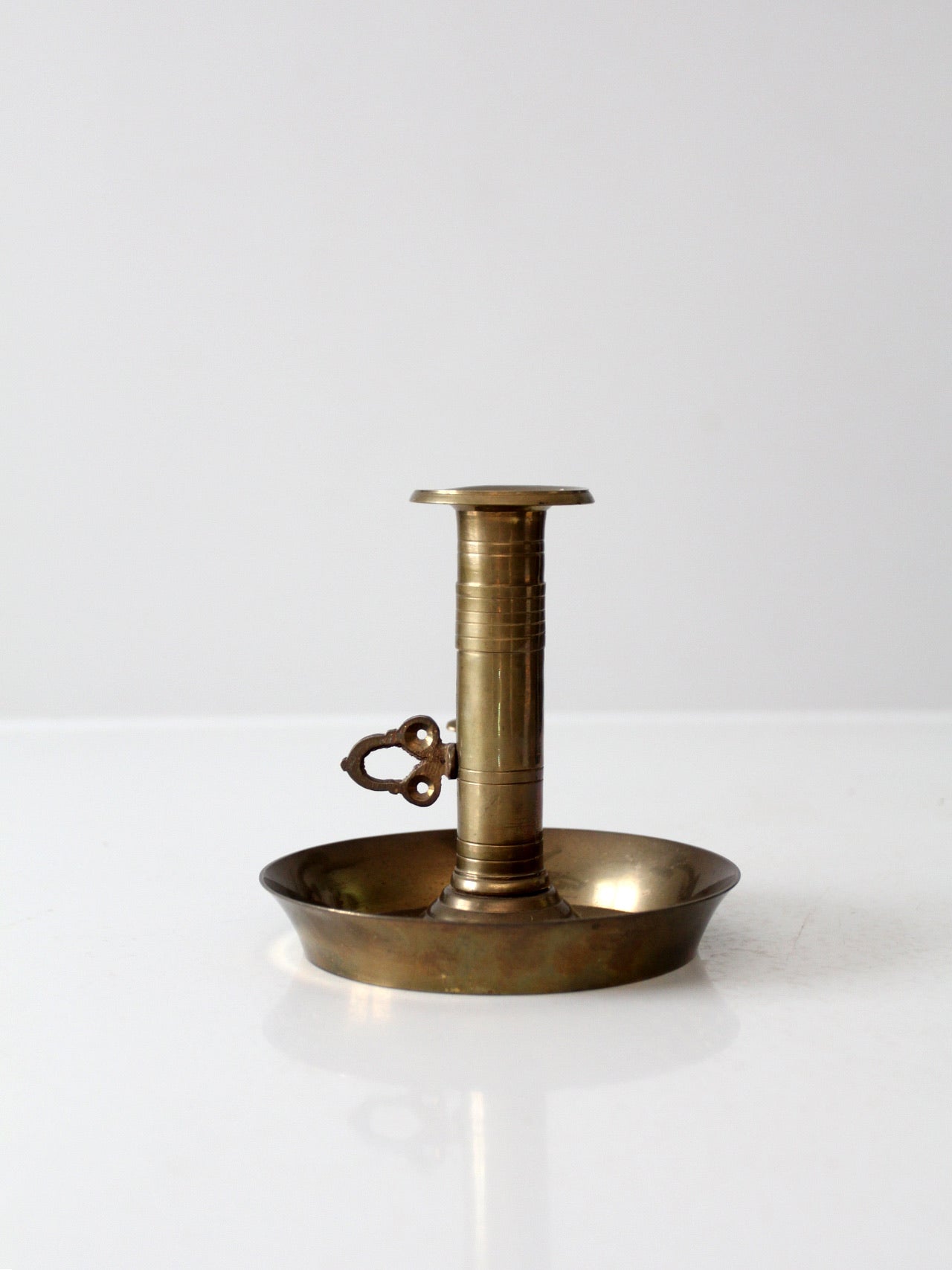antique brass chamberstick