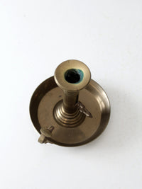 antique brass chamberstick