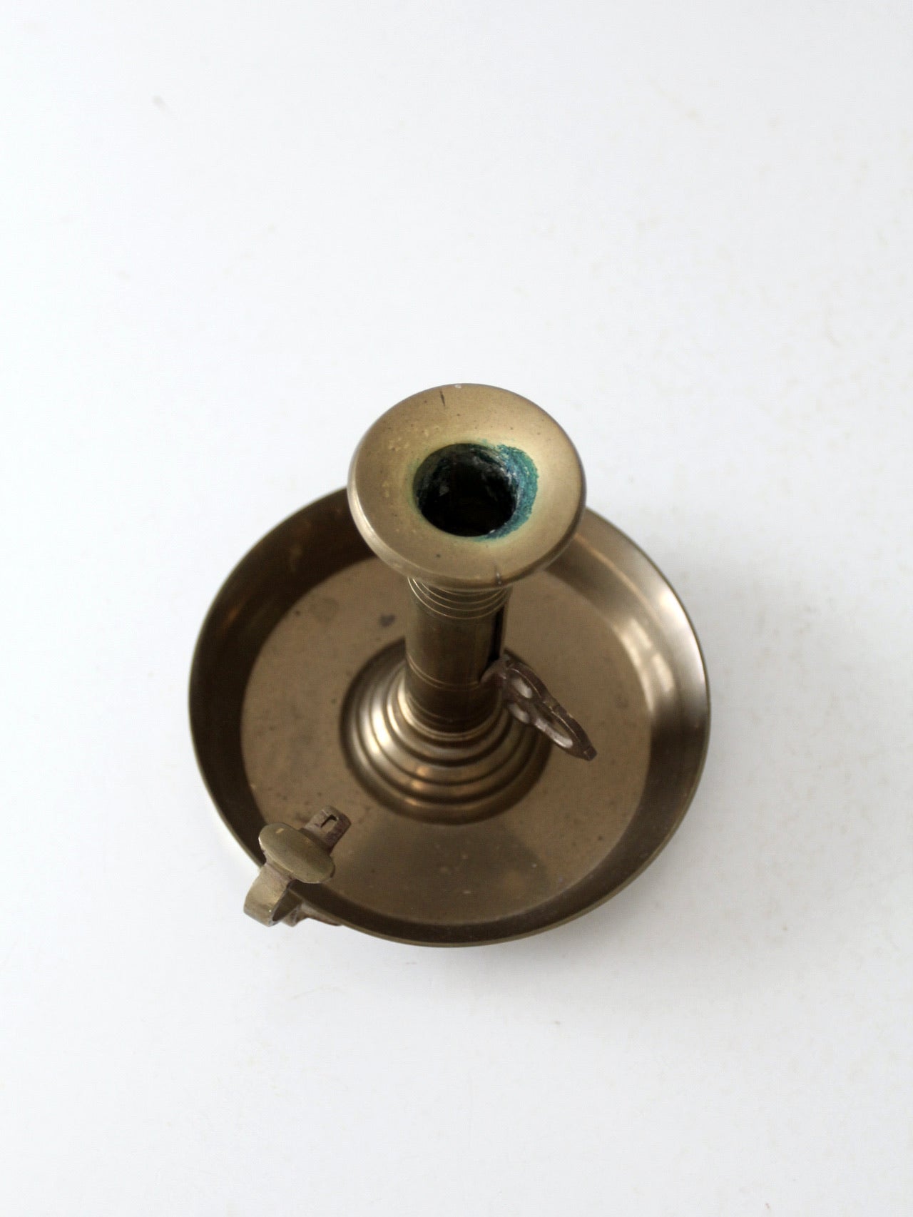 antique brass chamberstick