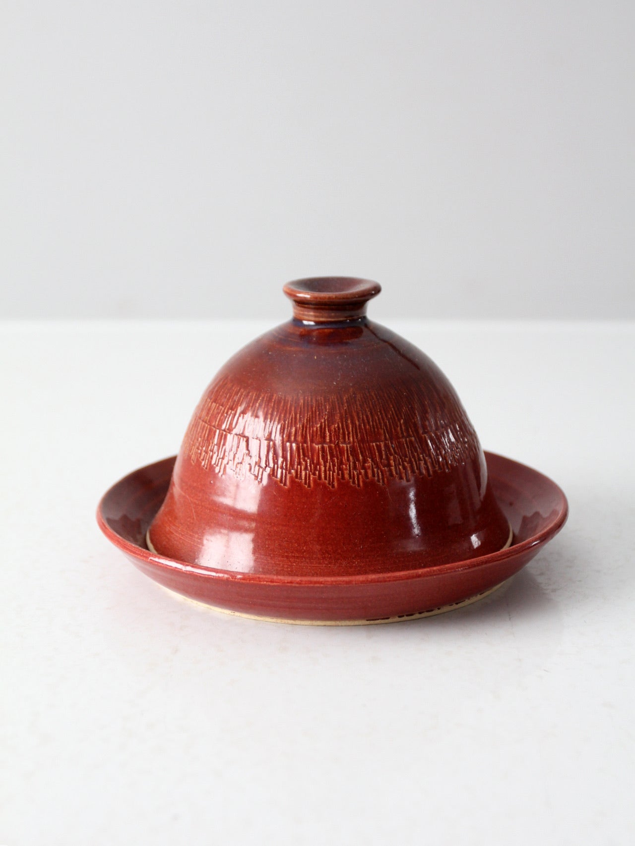 vintage studio pottery kitchen cloche