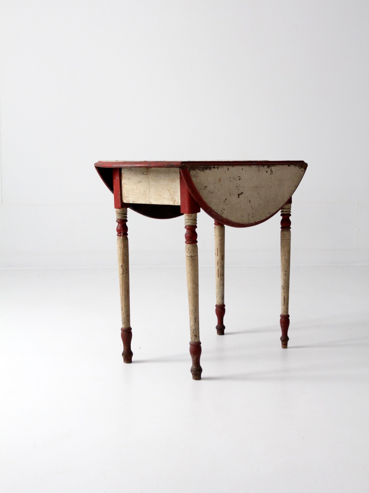 antique drop leaf end table
