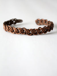 vintage copper cuff