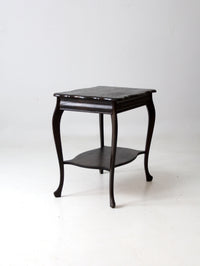 antique wood parlor table