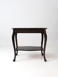 antique wood parlor table