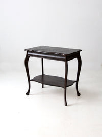 antique wood parlor table