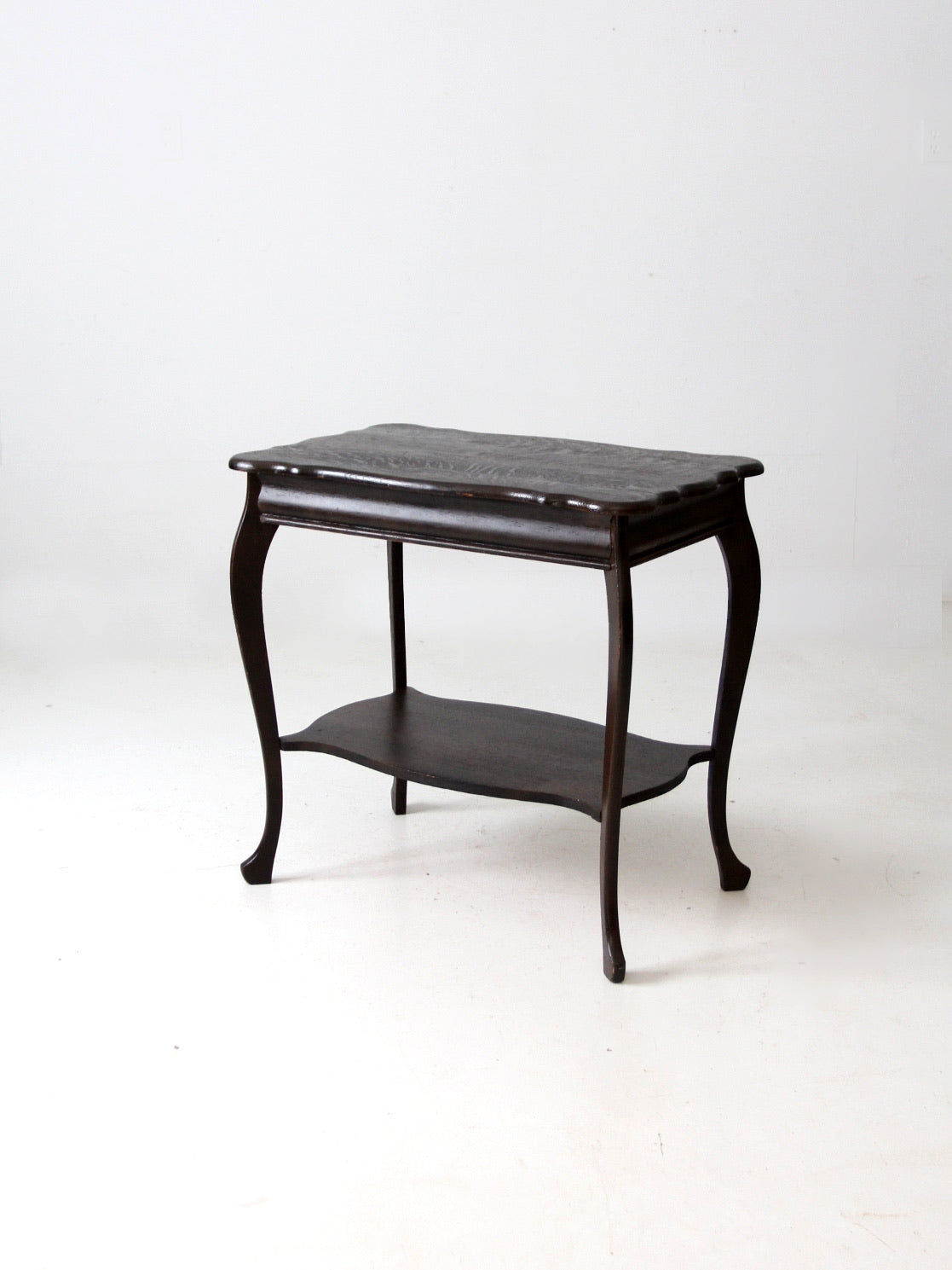 antique wood parlor table