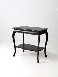 antique wood parlor table