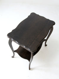 antique wood parlor table