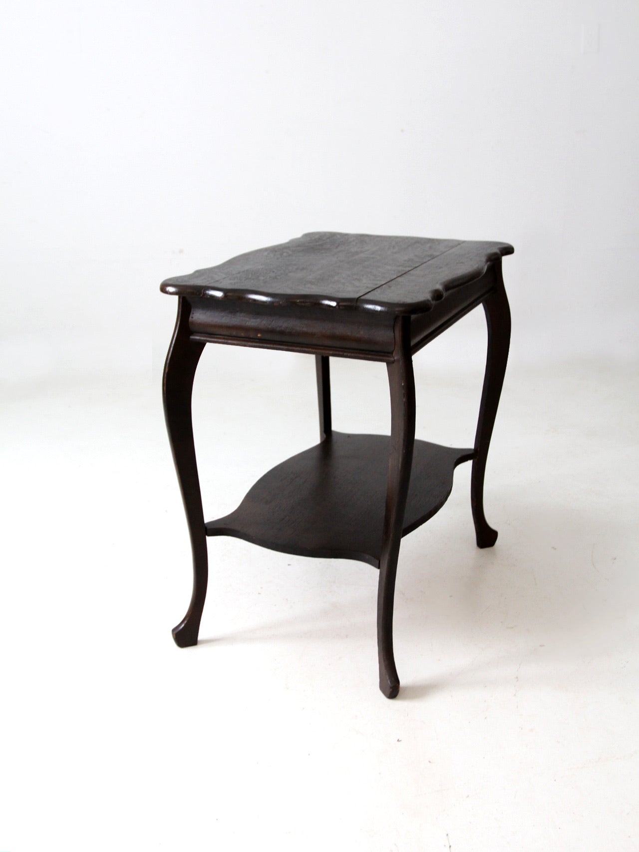 antique wood parlor table