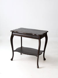 antique wood parlor table