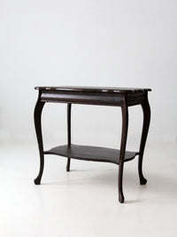 antique wood parlor table