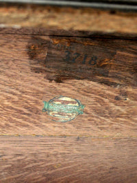 antique wood parlor table