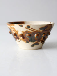 vintage studio pottery bowl