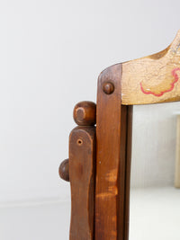 vintage Monterey style dresser top vanity mirror