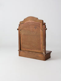 vintage Monterey style dresser top vanity mirror