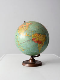 vintage Cram's 10.5 inch terrestrial globe