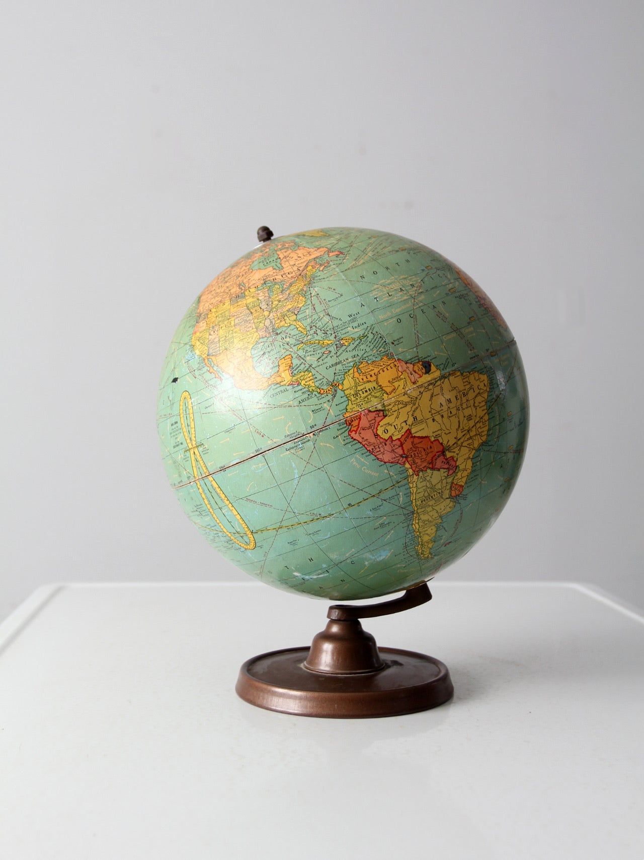 vintage Cram's 10.5 inch terrestrial globe