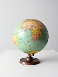 vintage Cram's 10.5 inch terrestrial globe